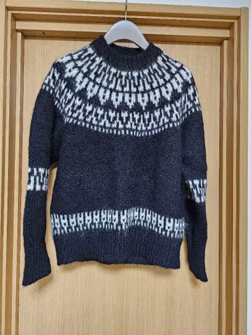 BATONER 바토너 모헤어 노르딕 스웨터