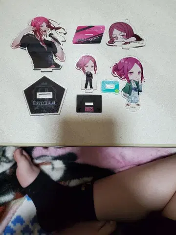 운모 아크릴 스탠드 4개 세트