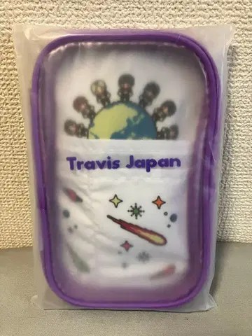 [미개봉 새상품] Travis Japan 파우치 아크릴 스탠드 파우치