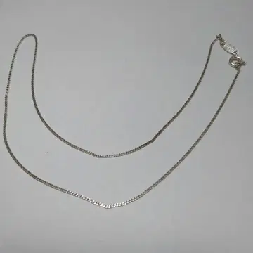 우노아레 실버 체인 목걸이 40cm