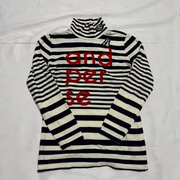 and per se 앤퍼시 긴팔 하이넥 보더 스포츠 골프