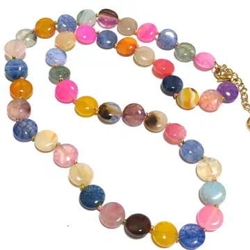 TarTar 멀티 컬러 롱 목걸이  AC.1642