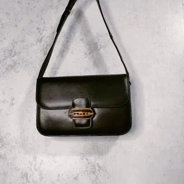 레트로 숄더백 천연 가죽 이탈리아제