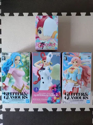 원피스 비비 시라호시 우타 피규어 미개봉 세트