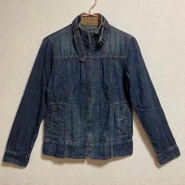 Hysteric Glamour 인디고 집업 데님 자켓