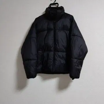 블랙 다운 자켓 M