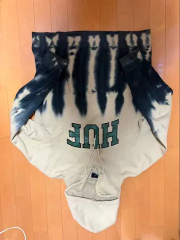 HUF 타이 다이 풀오버 후드티 L