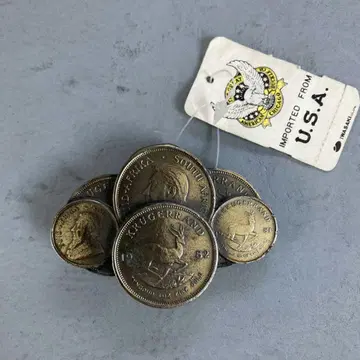 [택 포함] 그레이트 아메리칸 버클 코인형 USA 1982년제 데드스탁