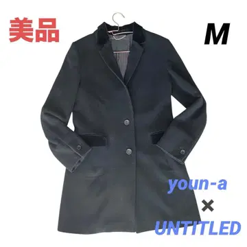 UNTITLED x 체스터 코트 언타이틀 모델 블랙 M