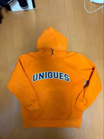 UNIQUE 오렌지 후드티