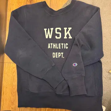 Champion Reverse Weave 맨투맨 M 네이비 WSK