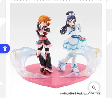 프리큐어 제일복권 A상&B상 큐어 블랙 큐어 화이트 피규어