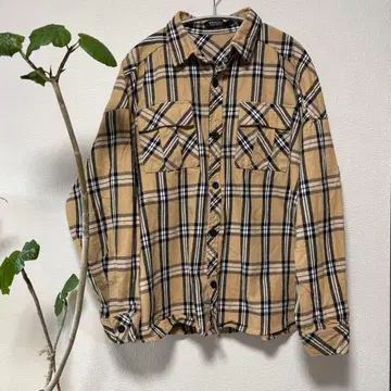 RAGOUT 체크 무늬 긴팔 셔츠