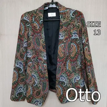 페이즐리 무늬 테일러드 자켓