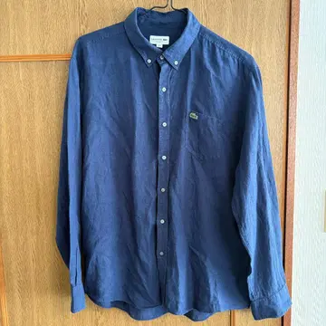 LACOSTE 네이비 긴팔 셔츠 FR 41 US M/L 사이즈
