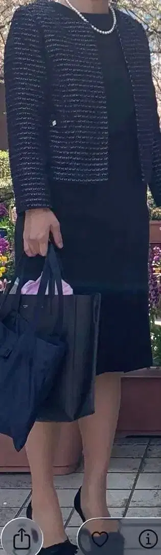 Couture Brooch 재킷 36과 콜라주 원피스, 코사지 세트