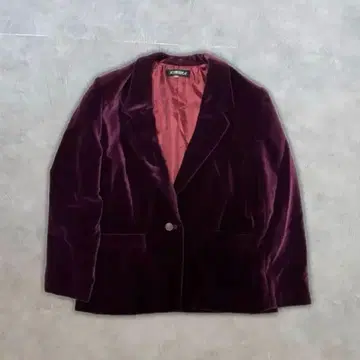테일러드 자켓 벨로아 싱글 광택감 와인 레드 11호 트레디셔널