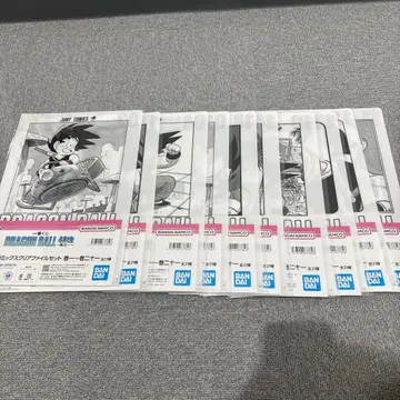 드래곤볼 40th 제일복권 클리어 파일 세트