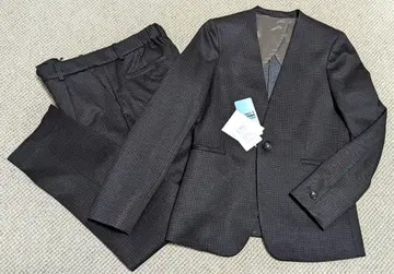 하루야마 수트 상하의 노카라 워셔블 브라운 수트 셋업 가을/겨울