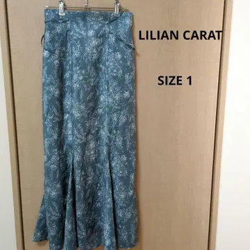 릴리안 캐럿 꽃무늬 롱 스커트 LILIAN CARAT