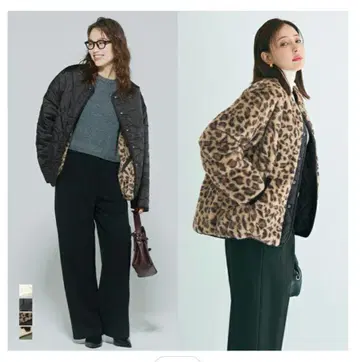 새상품 coca 워셔블 리버서블 퀼팅 블루종 코카 XL