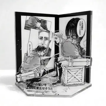 진격의 거인 명장면 입체 아크릴 스탠드 리바이 병장