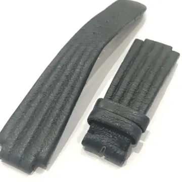 해리 윈스턴 오션 300FT 서브마리너용 가죽 벨트 블랙 레더