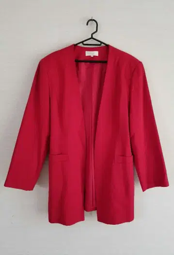 St.Elmo 노카라 자켓 빨간색 자켓 세련된 인기 만점 무료배송