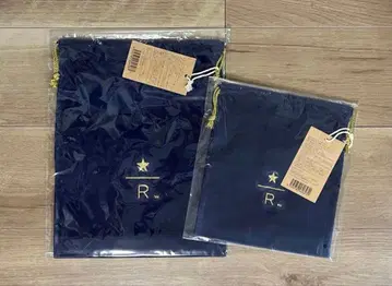 스타벅스 리저브 드로우 스트링 파우치 네이비 L & S