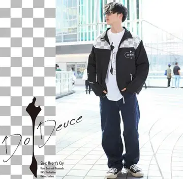 Do Deuce 체크 무늬 나일론 자켓