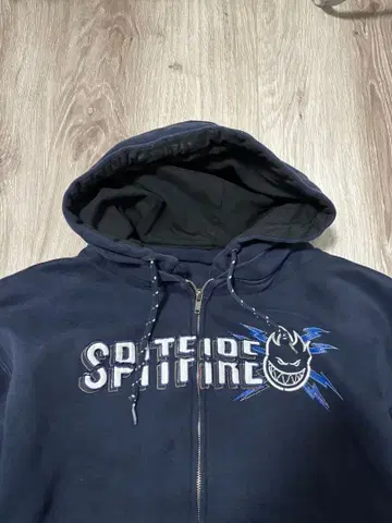 SPITFIRE 네이비 풀 지퍼 후디