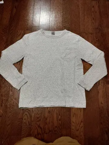 Champion T1011 긴팔 티셔츠 그레이