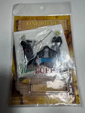 ONEPIECE 해적기 아크릴 스탠드 루피 조로 상디