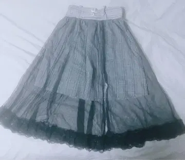 park 플레어 스커트 체크 무늬