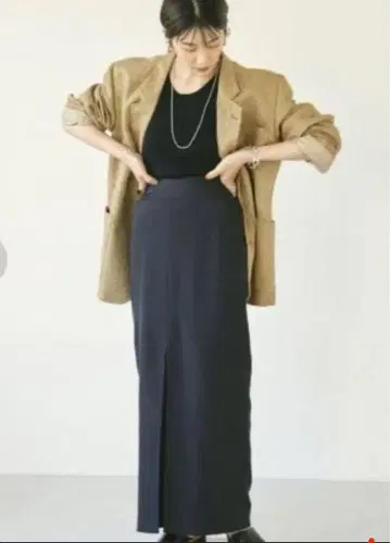 TODAYFUL 트윌 슬릿 스커트 38