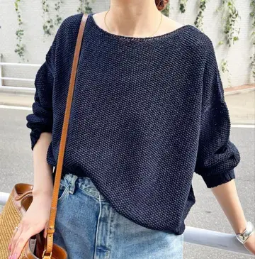 새상품급 스픽 앤 스팬 페이퍼 얀 2WAY 풀오버