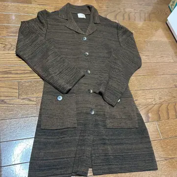 [IZNIK] 브라운 롱 가디건 M