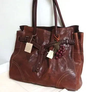 미사용 겐텐 토트백 포도 참 포함