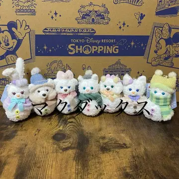 시크릿 오브 스노위데이 눈사람 봉제 인형 참 7세트