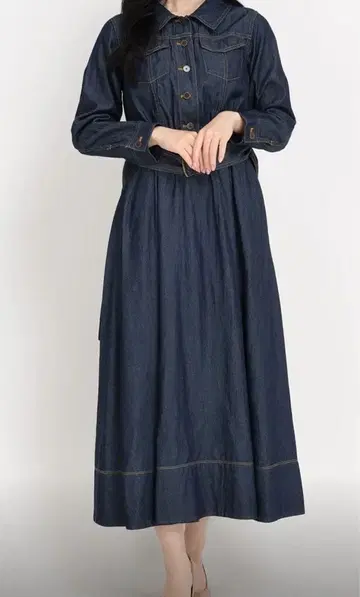 [ 새상품 ] STRAWBERRY-FIELDS 데님 원피스