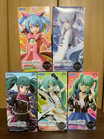 프로세카 하츠네 미쿠 COLORFUL STAGE SPM 피규어 5체 세트