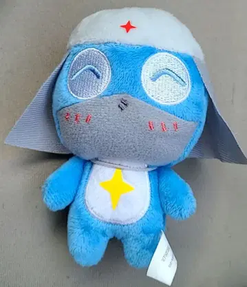 파란색 봉제 인형 모자 포함