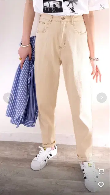 [미사용 새상품] 클래식 엘프 테이퍼드 팬츠 M 사이즈