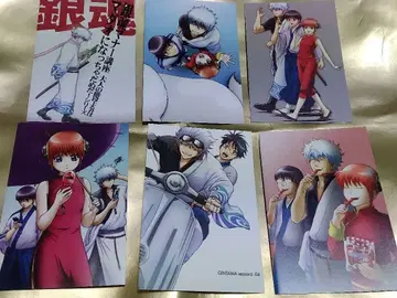 은혼 자켓 6개 세트 사카타 긴토키 만물상 카구라 시무라 신파치