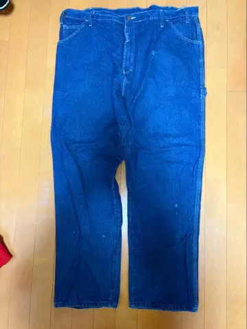 Dickies 다크 블루 스트레이트 데님 팬츠