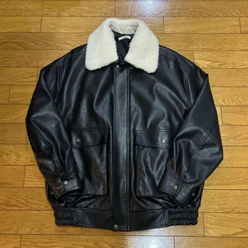 niko and - 인조 가죽 헌팅 재킷