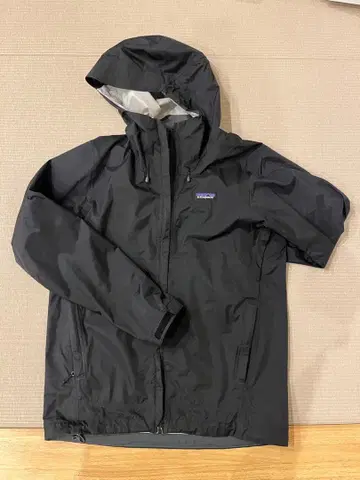 파타고니아 렌트쉘 자켓 블랙 남성용 S 사이즈