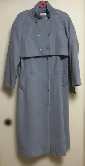 REDYAZEL 블루 겨울용 롱 코트 숏 자켓 셋업