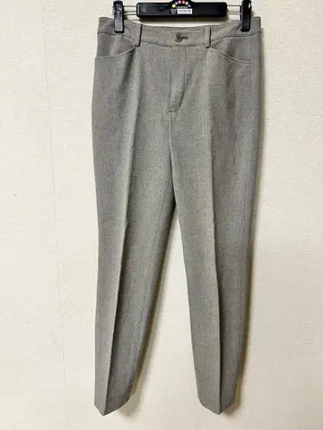 B3 그레이 트위드 스트레치 팬츠