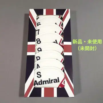 Admiral 아이언용 골프헤드커버 8개입 화이트